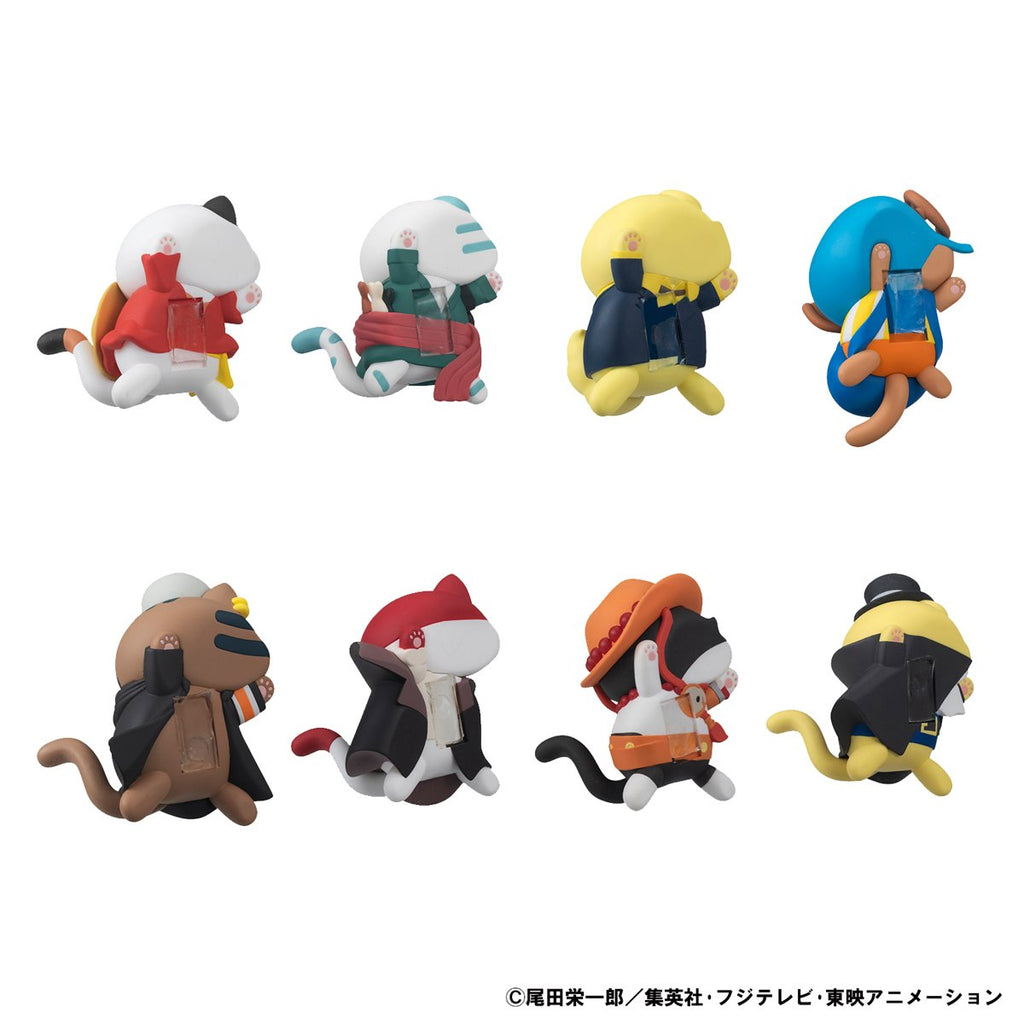One Piece Nyan Piece Nyan Sticky Kitties Mega Cat Project Mini-Figure Case of 8