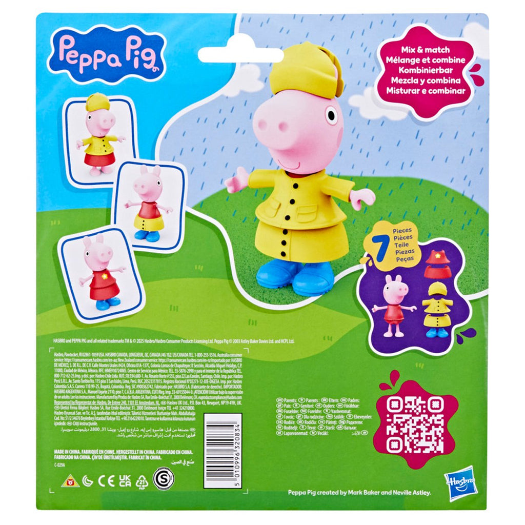 Peppa Pig Rainy Day Dress-Up Figure Doll