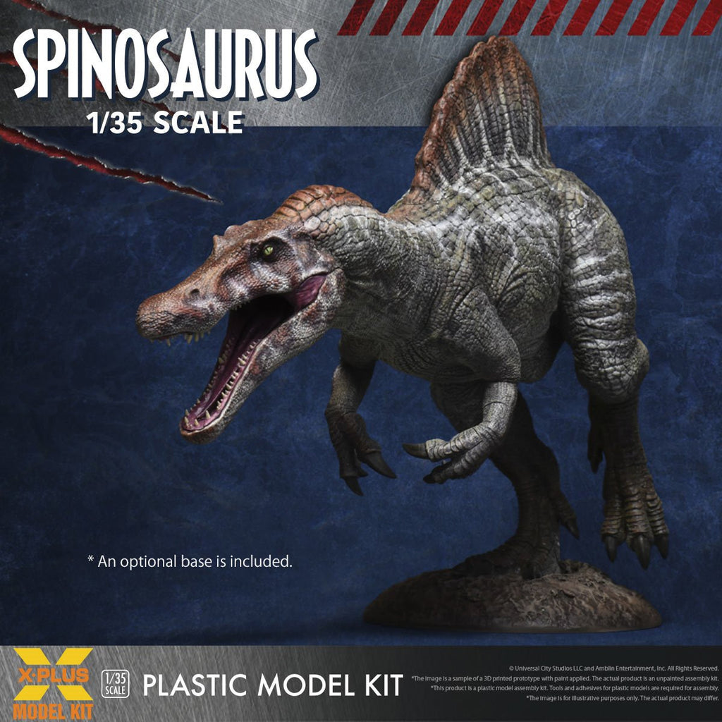 Jurassic Park III Spinosaurus 1:35 Scale Plastic Model Kit - Reissue