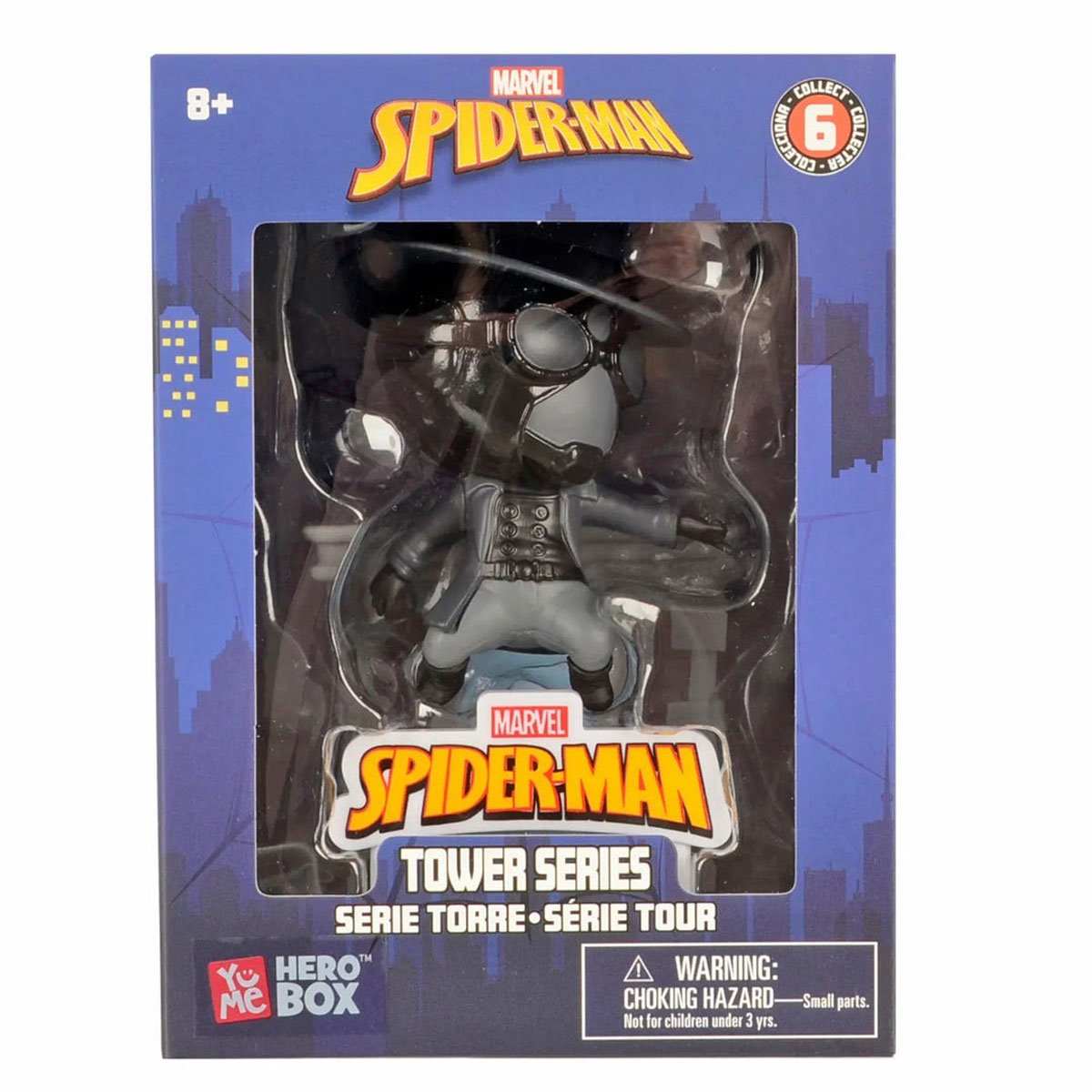 Spider-Man HeroBox Tower Series Window Box Mini-Figure Case of 6