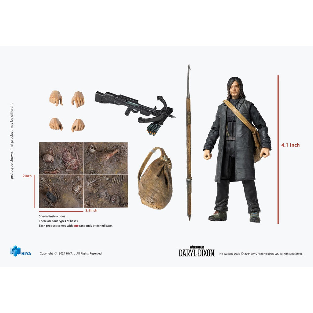 The Walking Dead Daryl Dixon Exquisite Exquisite Mini Series 1:18 Scale Action Figure