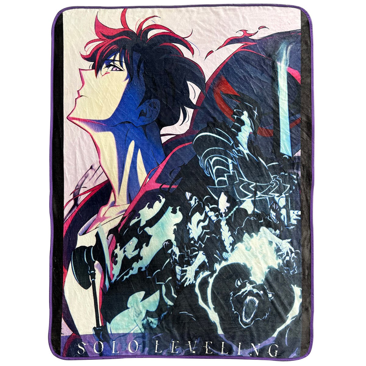 Solo Leveling S2 Key Art Throw Blanket