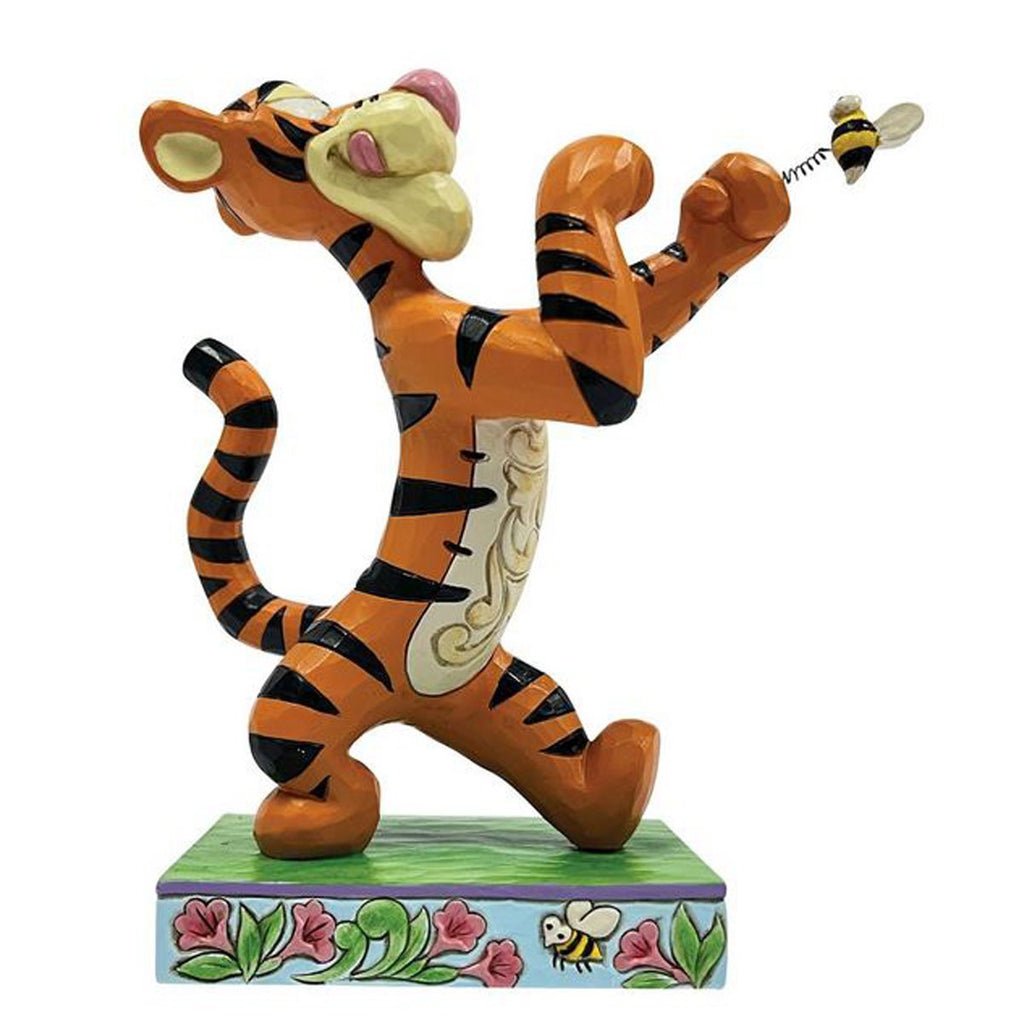 Disney Traditions Winnie the Pooh Tigger Fighting Bee by Jim Shore Statue