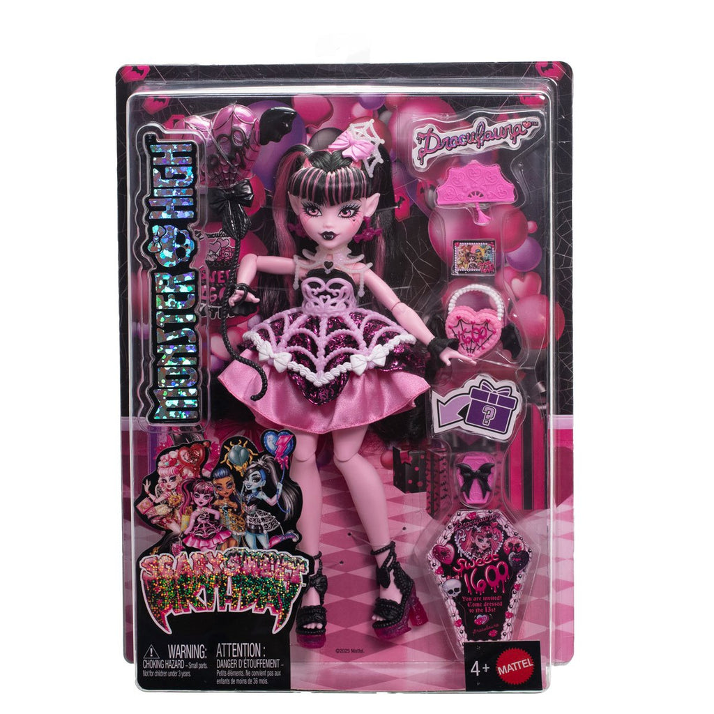 Monster High Draculaura Scary Sweet Birthday Doll