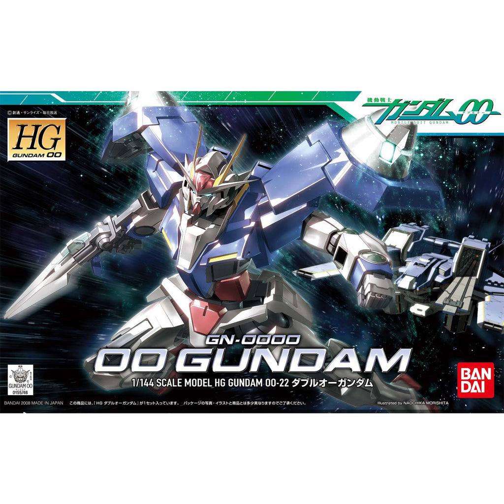 Mobile Suit Gundam 00 GN-0000 00 Gundam High Grade 1:144 Scale Model Kit