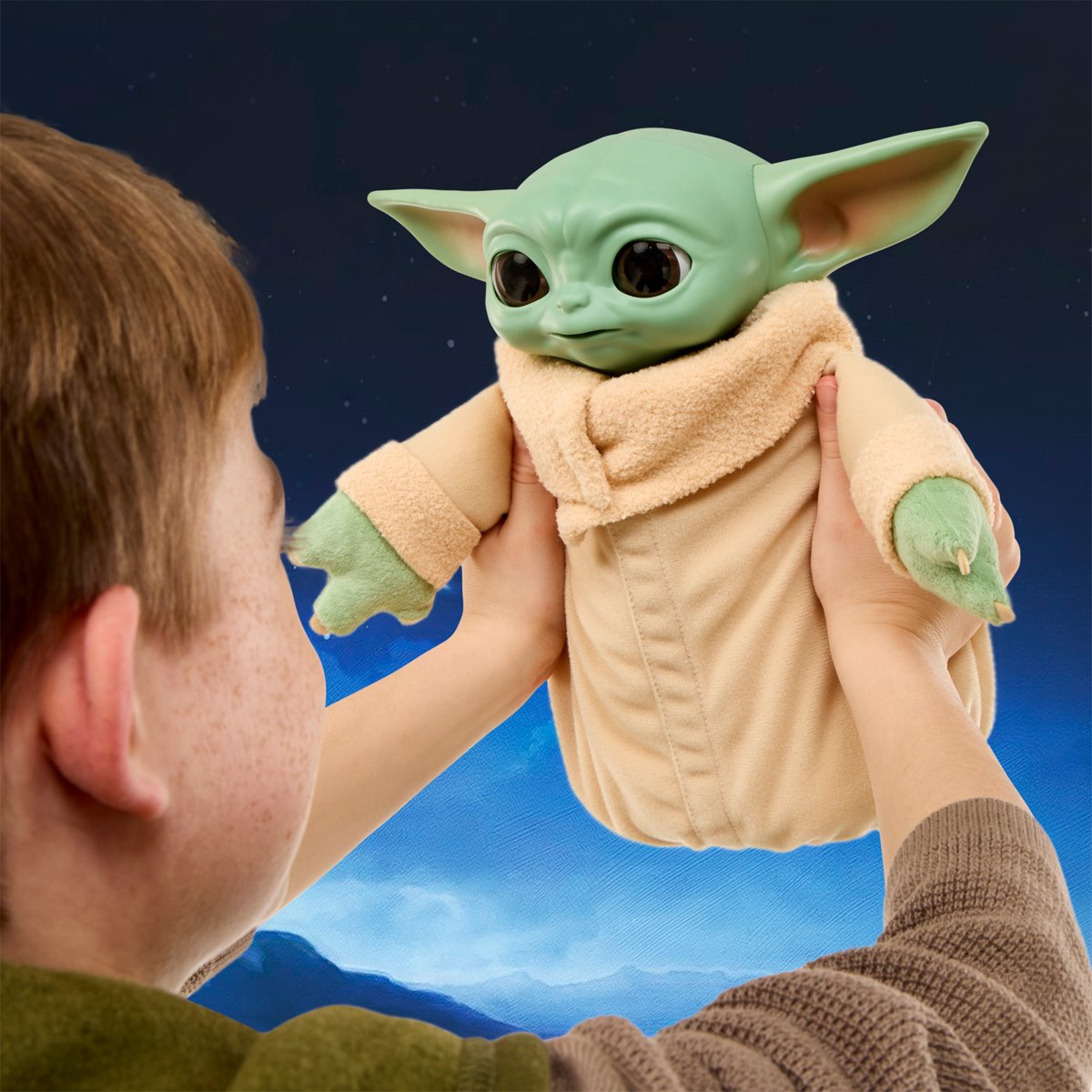 Star Wars The Mandalorian & Grogu Action Buddy Grogu Interactive 10-Inch Action Figure