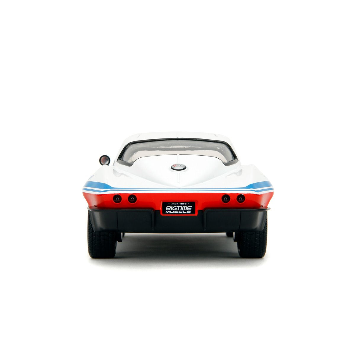 Bigtime Muscle 1966 Chevrolet Corvette Stingray White 1:24 Scale Die-Cast Metal Vehicle