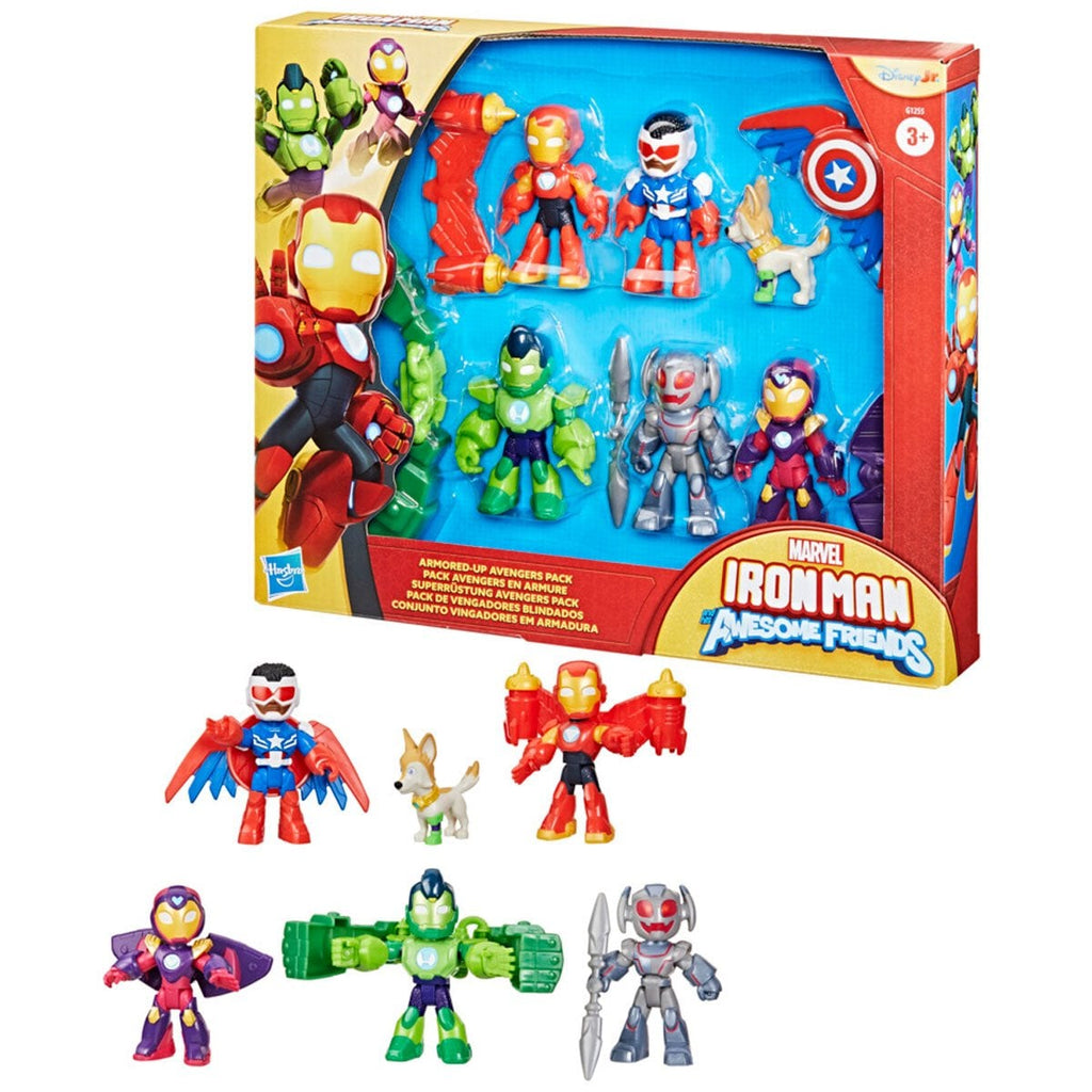 Iron Man and his Awesome Friends Armored-Up Avengers Action Figure Pack