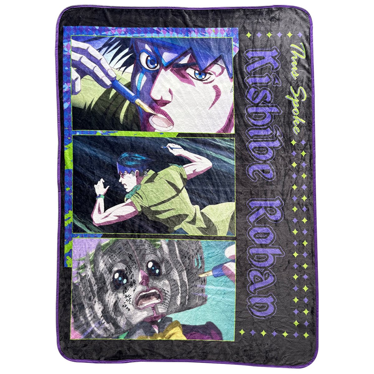 JoJo's Bizarre Adventure Kishibe Rohan Throw Blanket