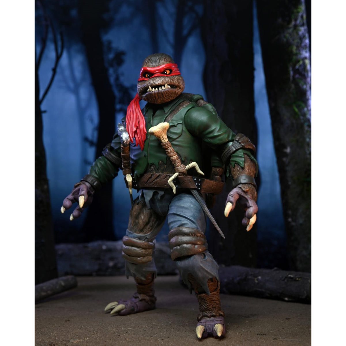 Universal Monsters x Teenage Mutant Ninja Turtles Ultimate Raphael as The Wolfman 7-Inch Scale Figure