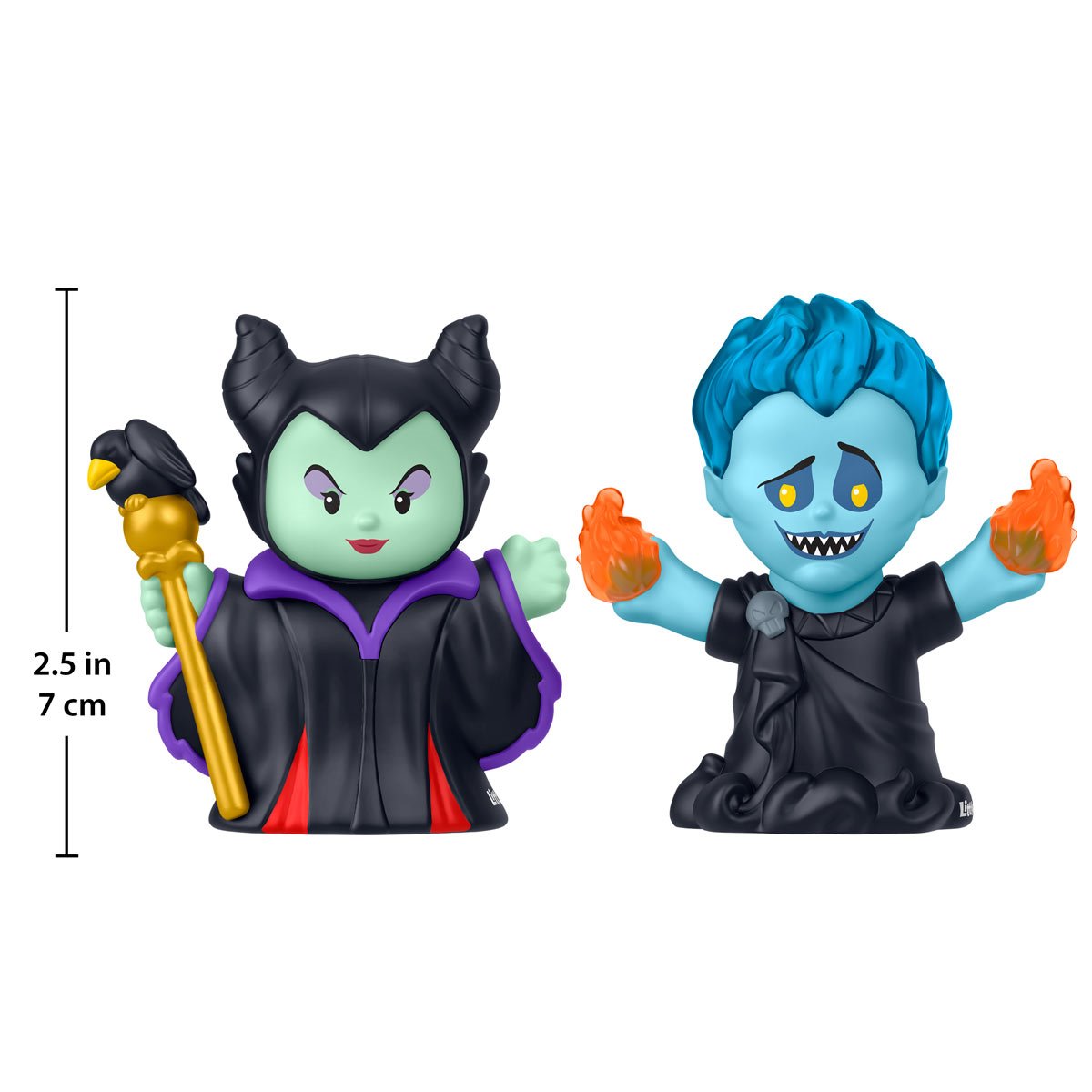 Disney Villains Maleficent and Hades Little People Collector Figure Set