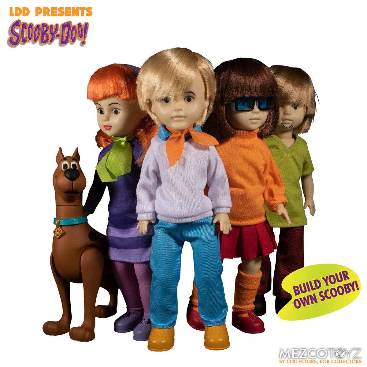 LDD Presents Scooby-Doo & Mystery Inc. Build a Figure Velma & Fred 2-Piece Set