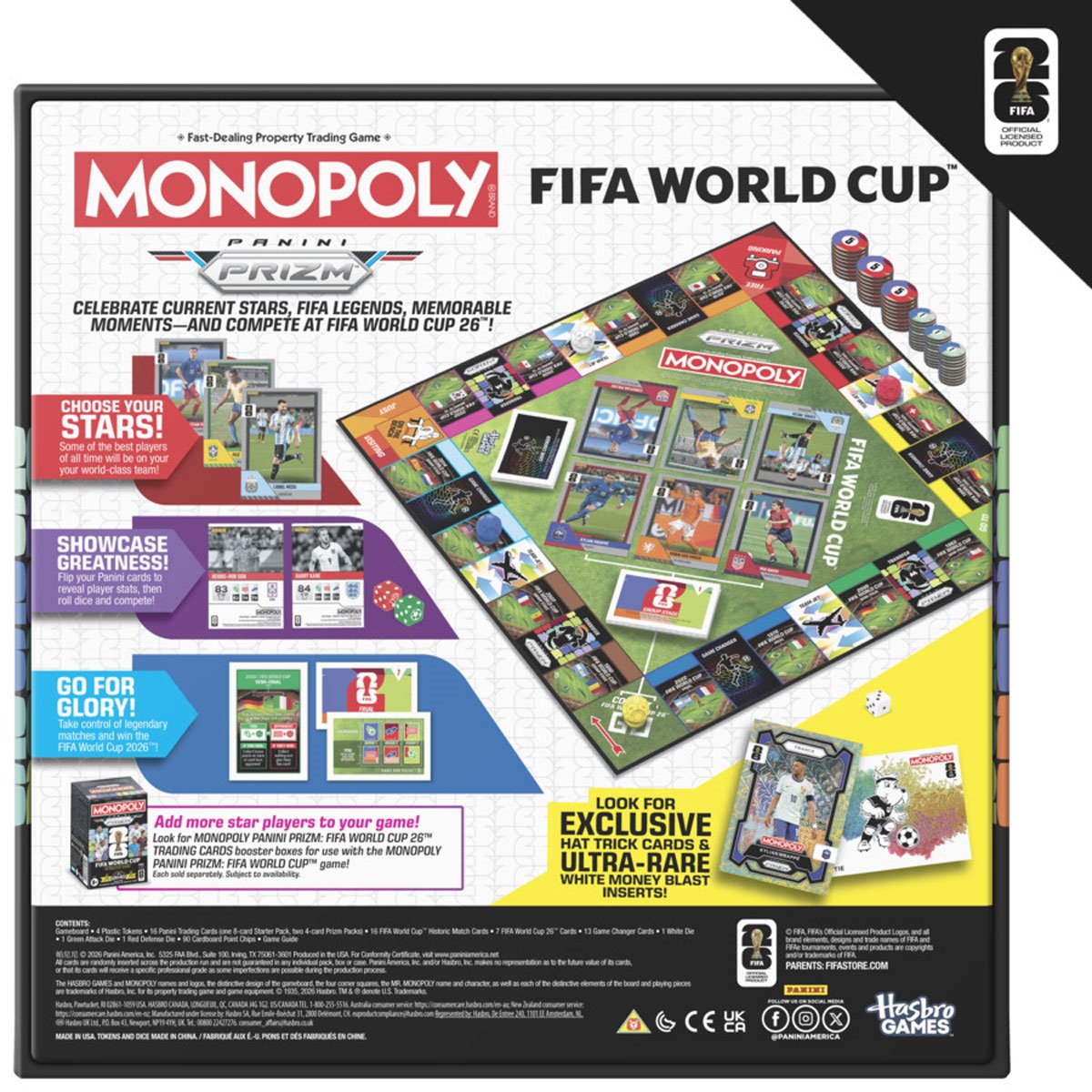 Monopoly Panini Prizm: FIFA World Cup Soccer Board Game