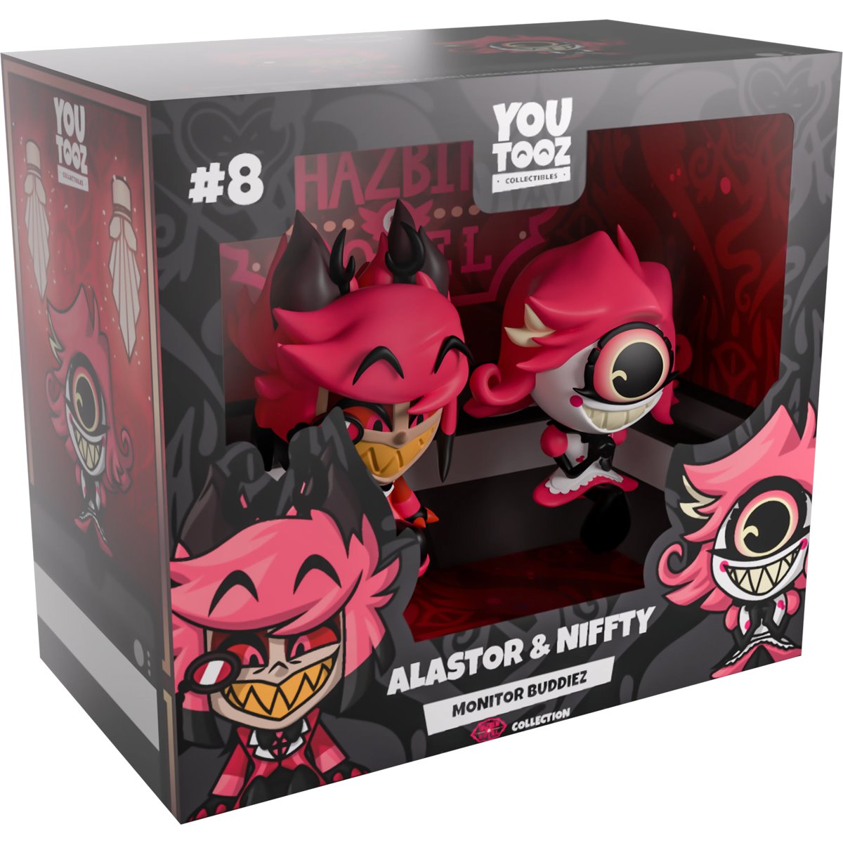 Hazbin Hotel Alastor and Niffty Monitor Buddies Vinyl Figure 2-Pack #8
