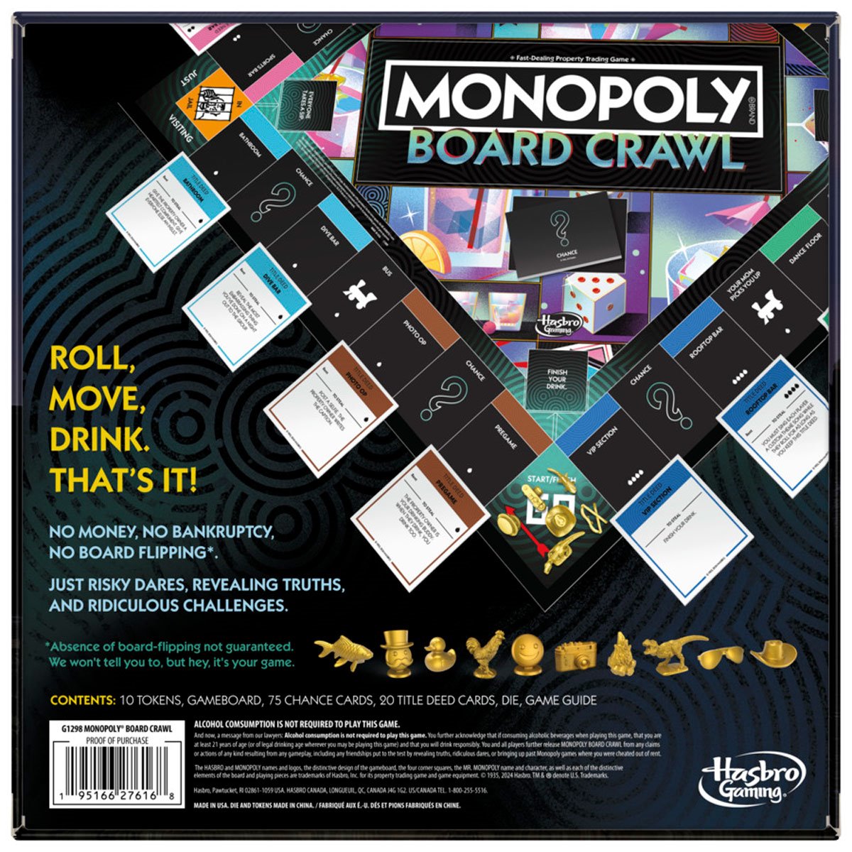 Monopoly Board Crawl Game