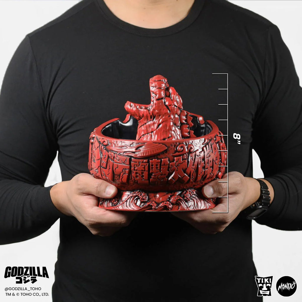 Destroy All Monsters Godzilla Fire Dragon Variant Limited Edition Tiki Scorpion Bowl