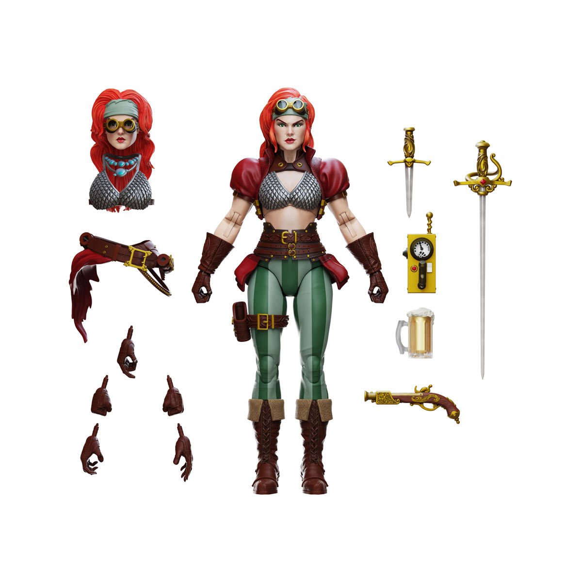 Red Sonja: Steampunk Legend Epic H.A.C.K.S. 1:12 Scale Action Figure