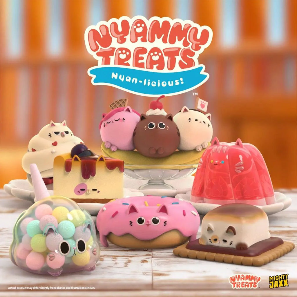 Nyan-licious! by Nyammy Treats Mini-Figure Display Tray of 6