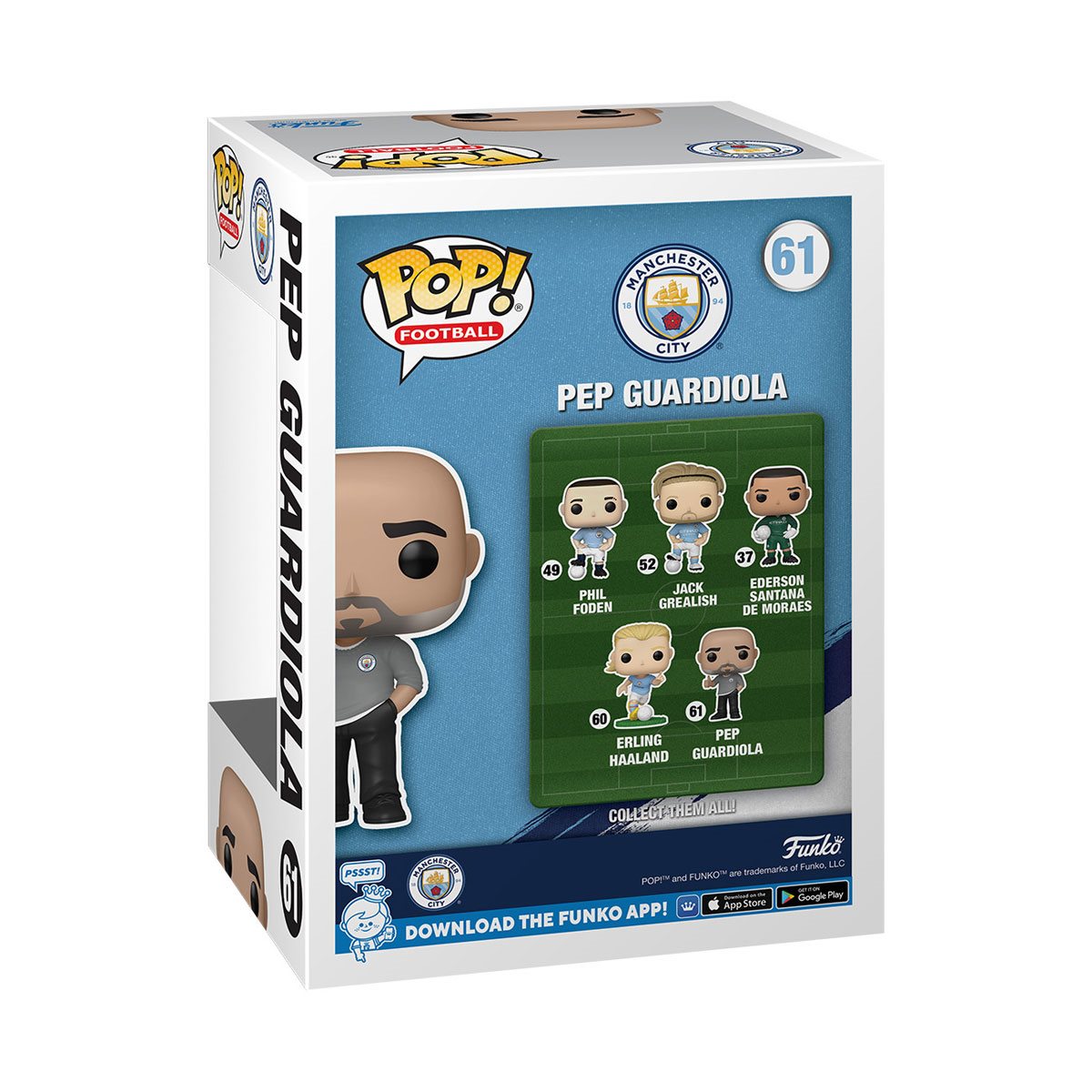 Football Manchester City Pep Guardiola Funko Pop! Vinyl Figure #61