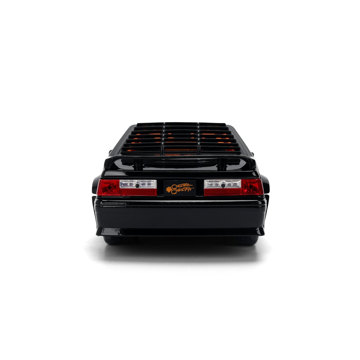 Hollywood Rides Cheetos Flamin' Hot 1989 Ford Mustang GT 1:24 Scale Die-Cast Metal Vehicle with Chester Cheetah Figure