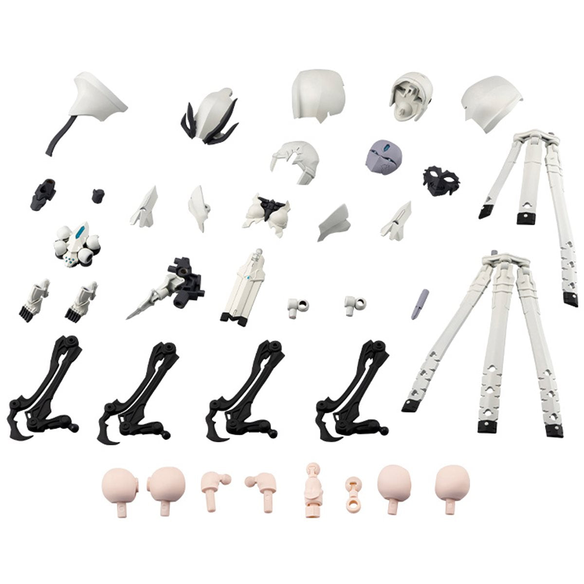 Megalomaria Unlimited Universe Metamorphose Unit EXArmor White Sorceress Model Kit