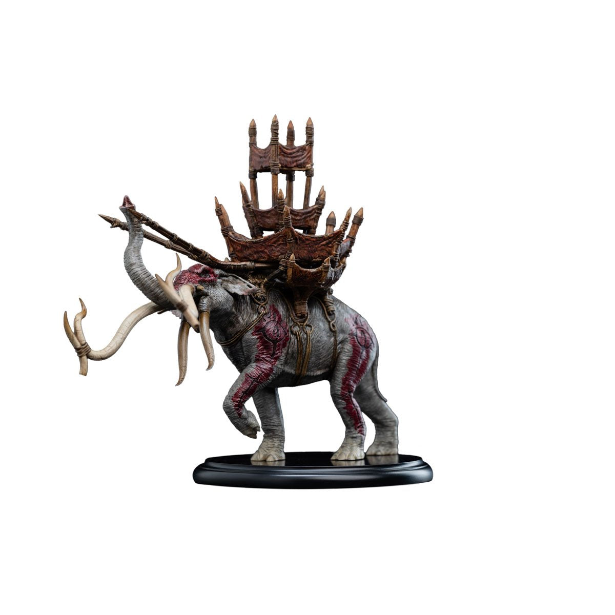 The Lord of the Rings Trilogy Mumak in Battle Miniature Statue
