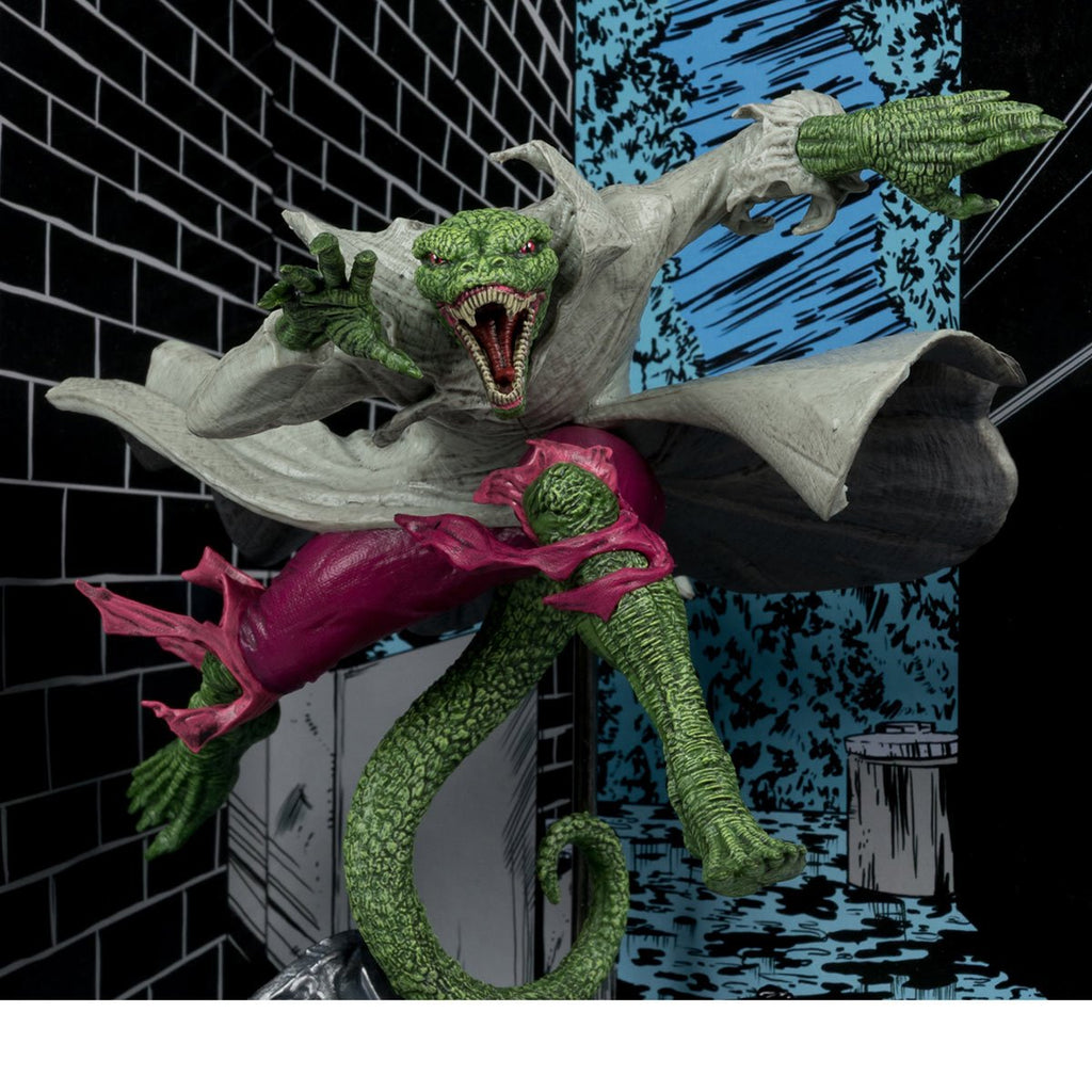 Marvel Collection Wave 6 The Lizard Spider-Man #2 1:10 Scale Posed Figure with Scene