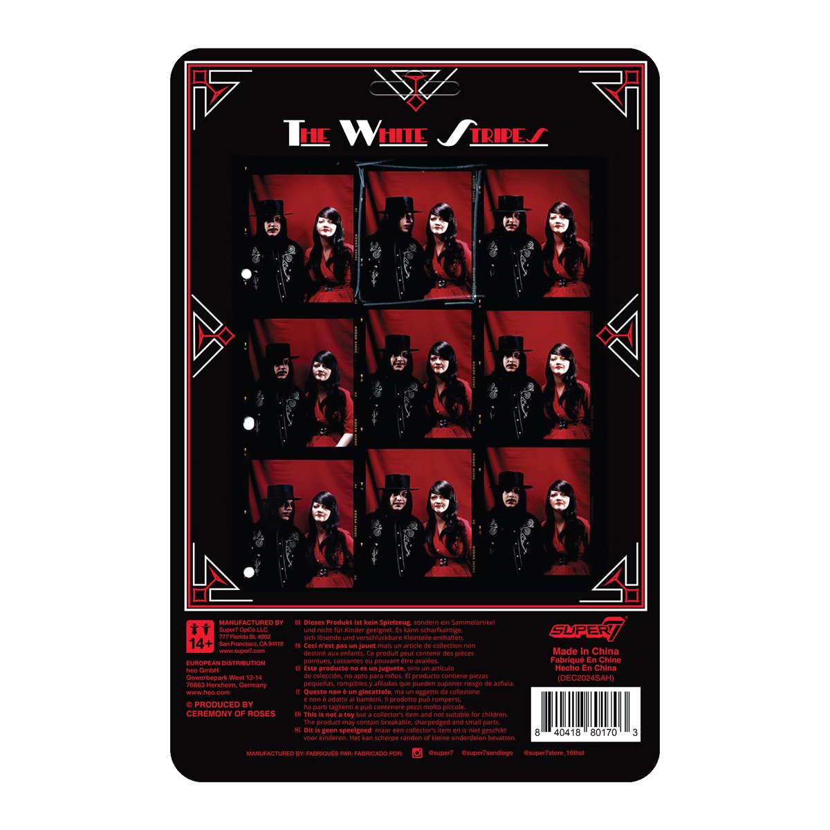 The White Stripes Get Behind Me Satan 3 3/4-Inch ReAction Figures 2-Pack