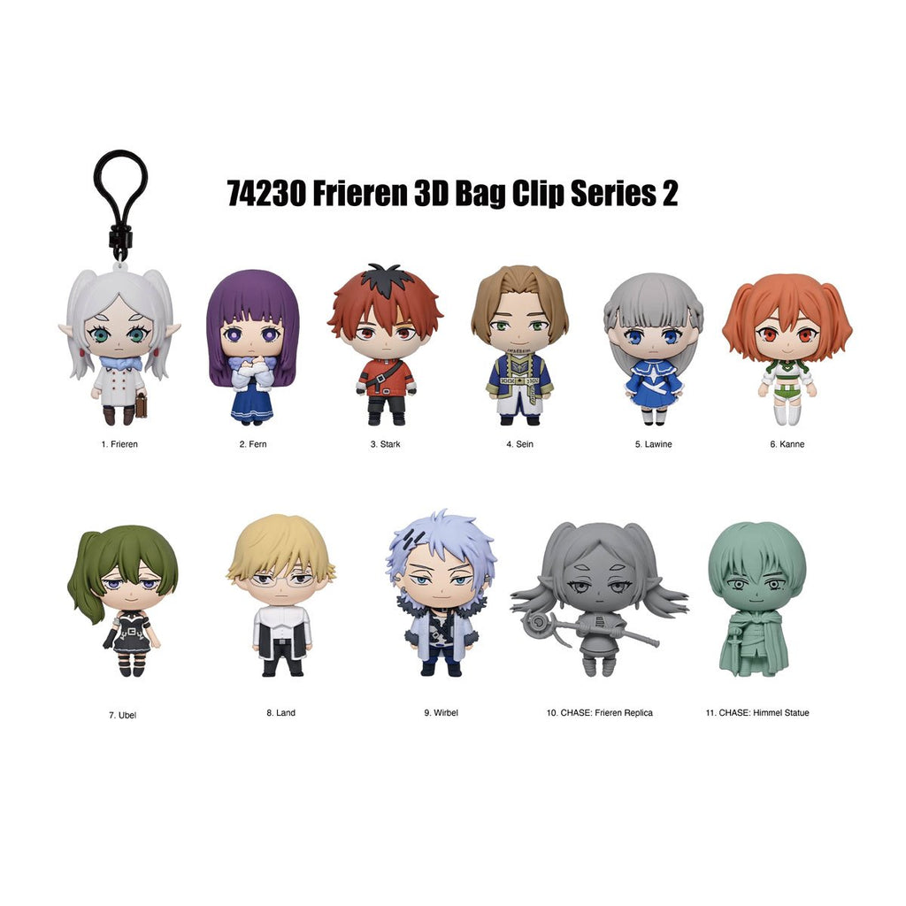 Frieren: Beyond Journeys End Series 2 3D Foam Bag Clip Random 6-Pack