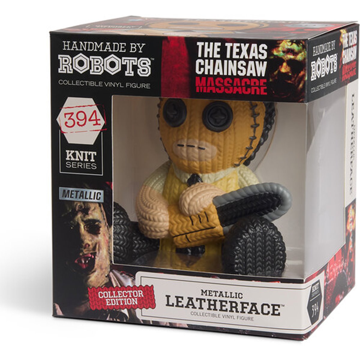 The Texas Chainsaw Massacre Leatherface #394 Metallic Handmade By Robots Vinyl Figure