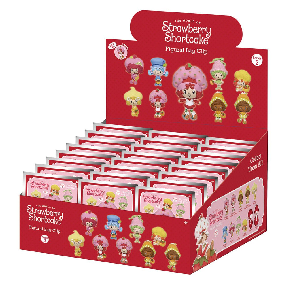 Strawberry Shortcake Series 2 3D Foam Bag Clip Random 6-Pack