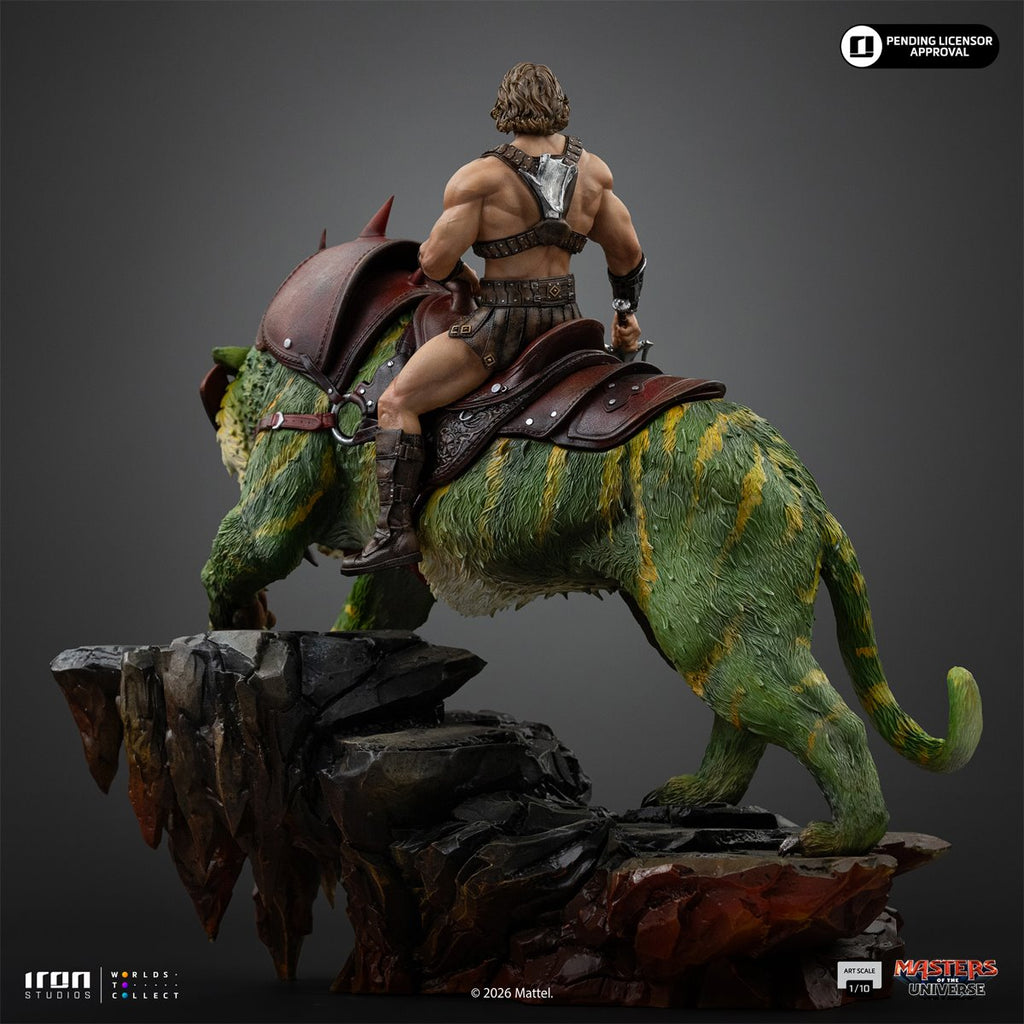 Masters of the Universe Movie He-Man and Battle Cat Deluxe 1:10 Art Scale Limited Edition Statue
