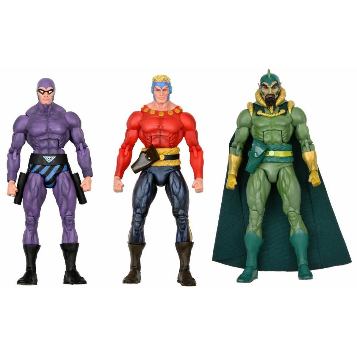King Features Original Superheroes Series 1 7-Inch Scale Action Figure Set of 3