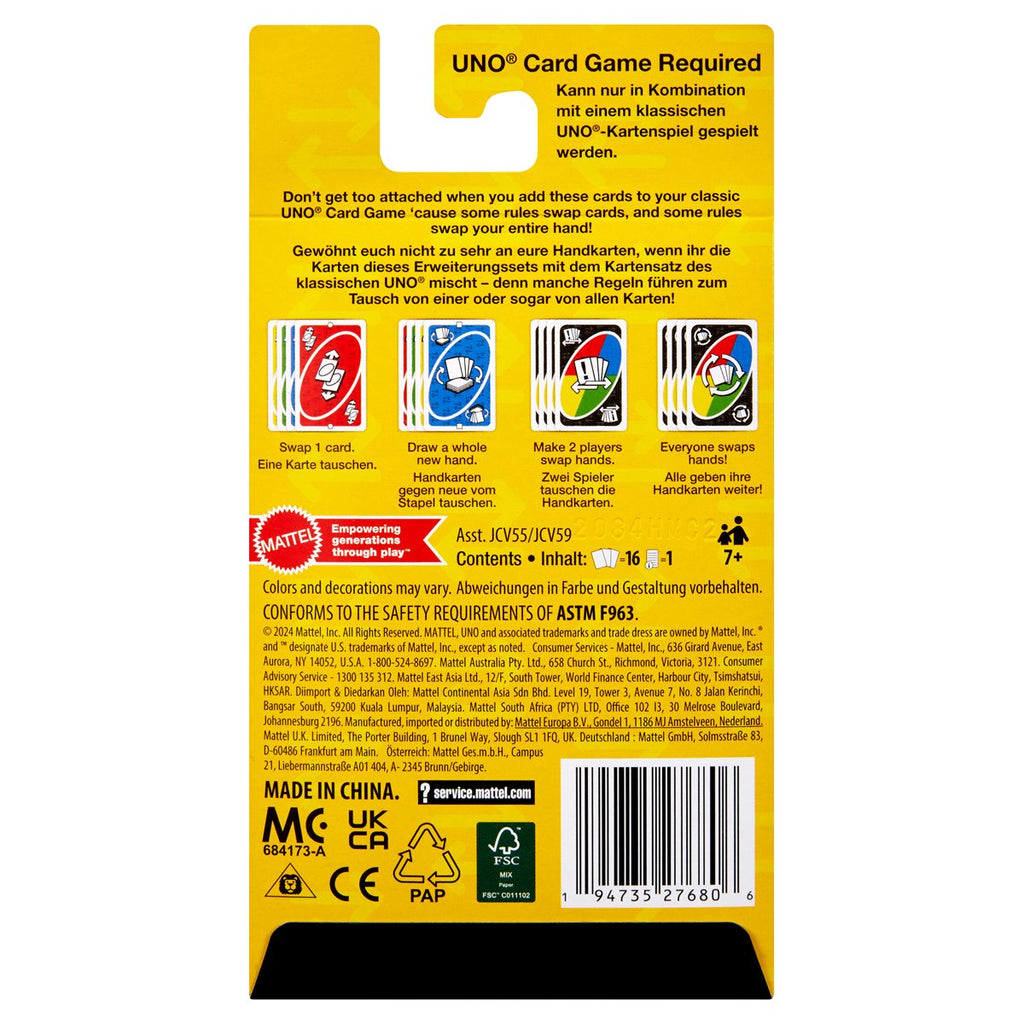 UNO Add-On Packs Card Game Case of 24