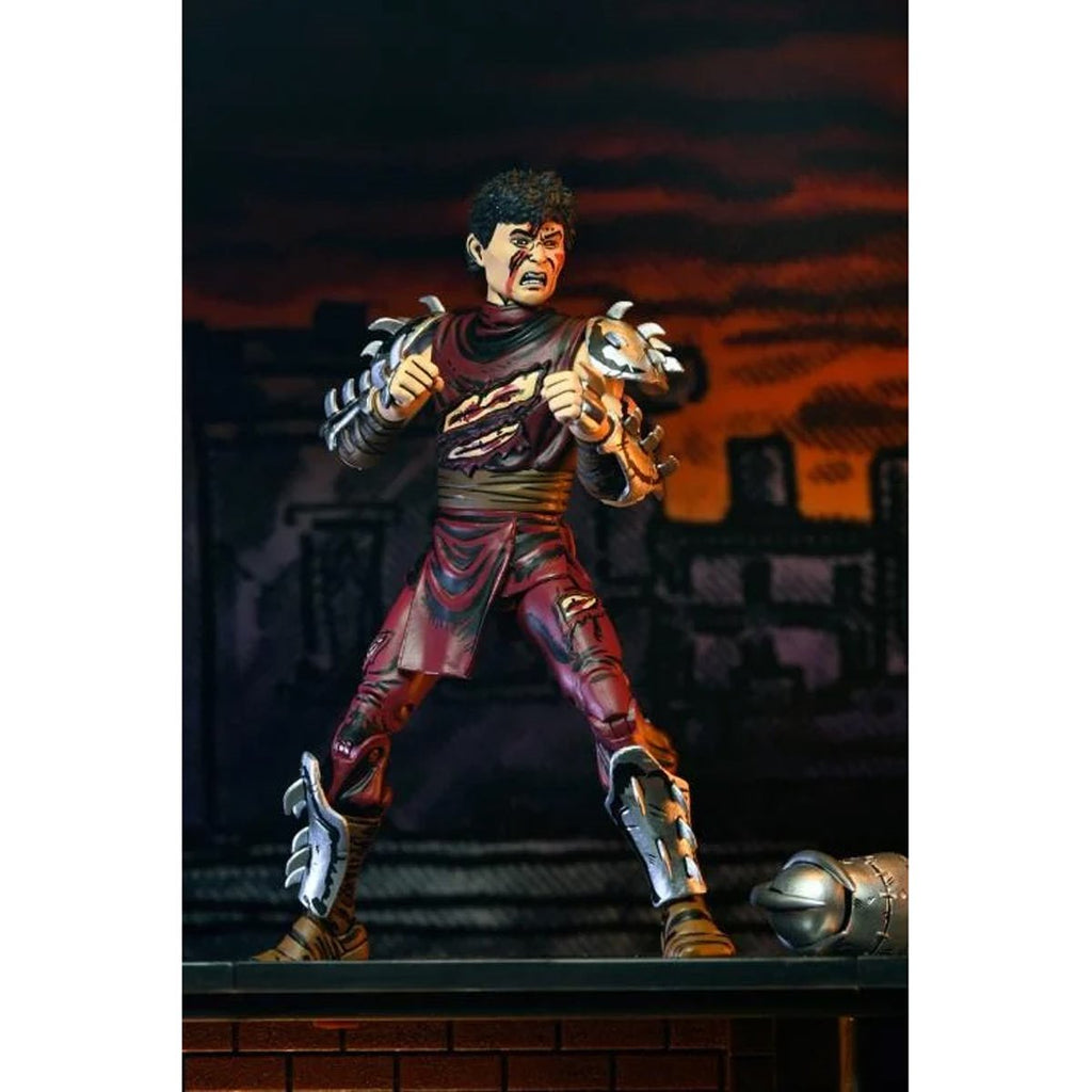 Teenage Mutant Ninja Turtles Mirage Comics Battle Damaged Shredder Classic Colors 7-Inch Scale Action Figure