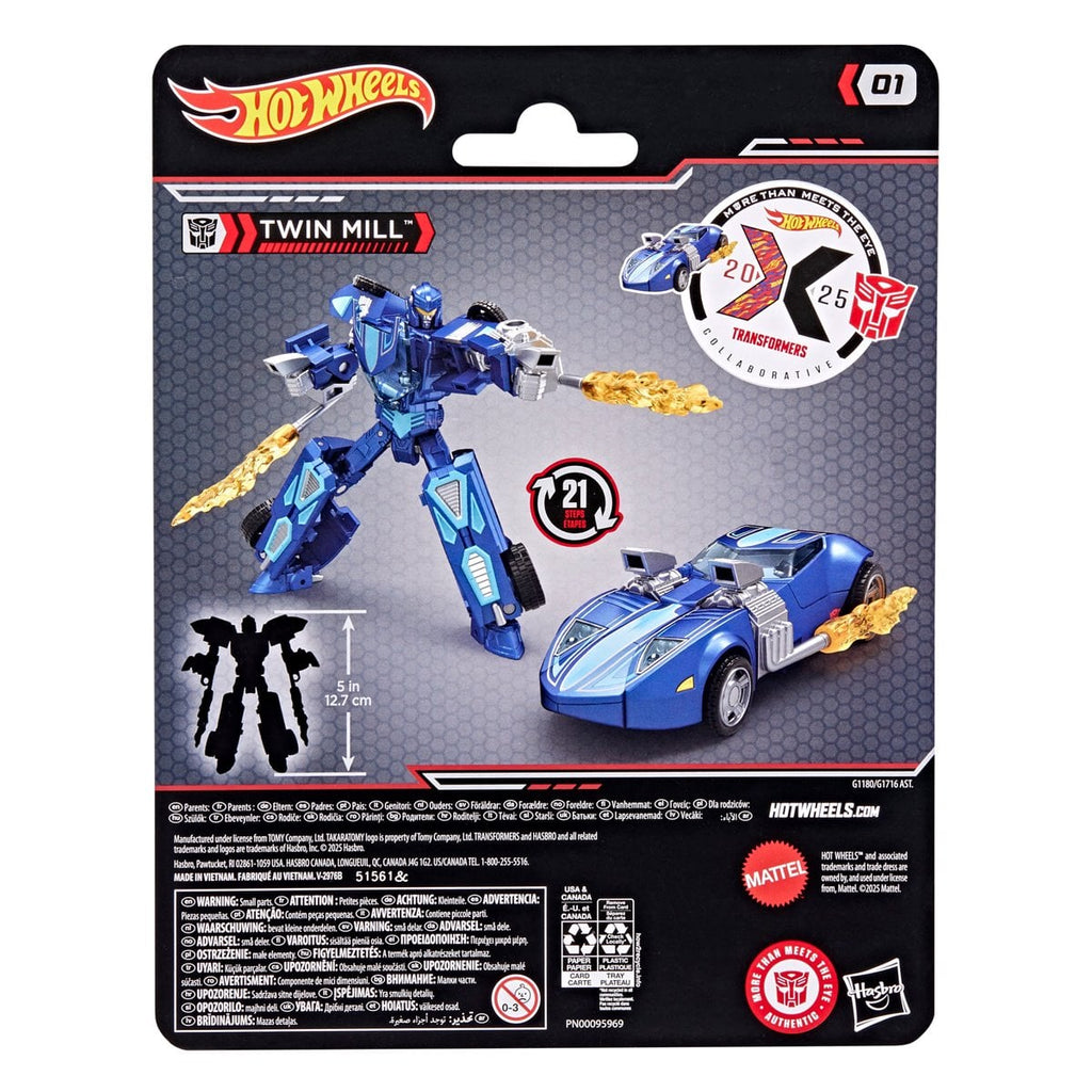 Transformers Collaborative Hot Wheels x Transformers Wave 1 Set of 2