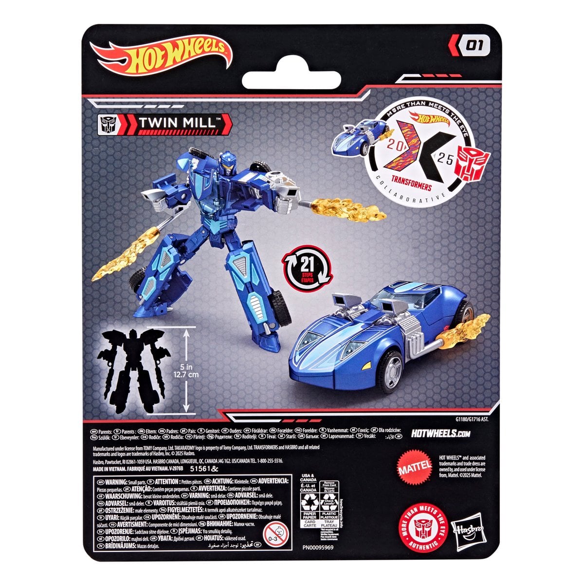 Transformers Collaborative Hot Wheels x Transformers Wave 1 Set of 2