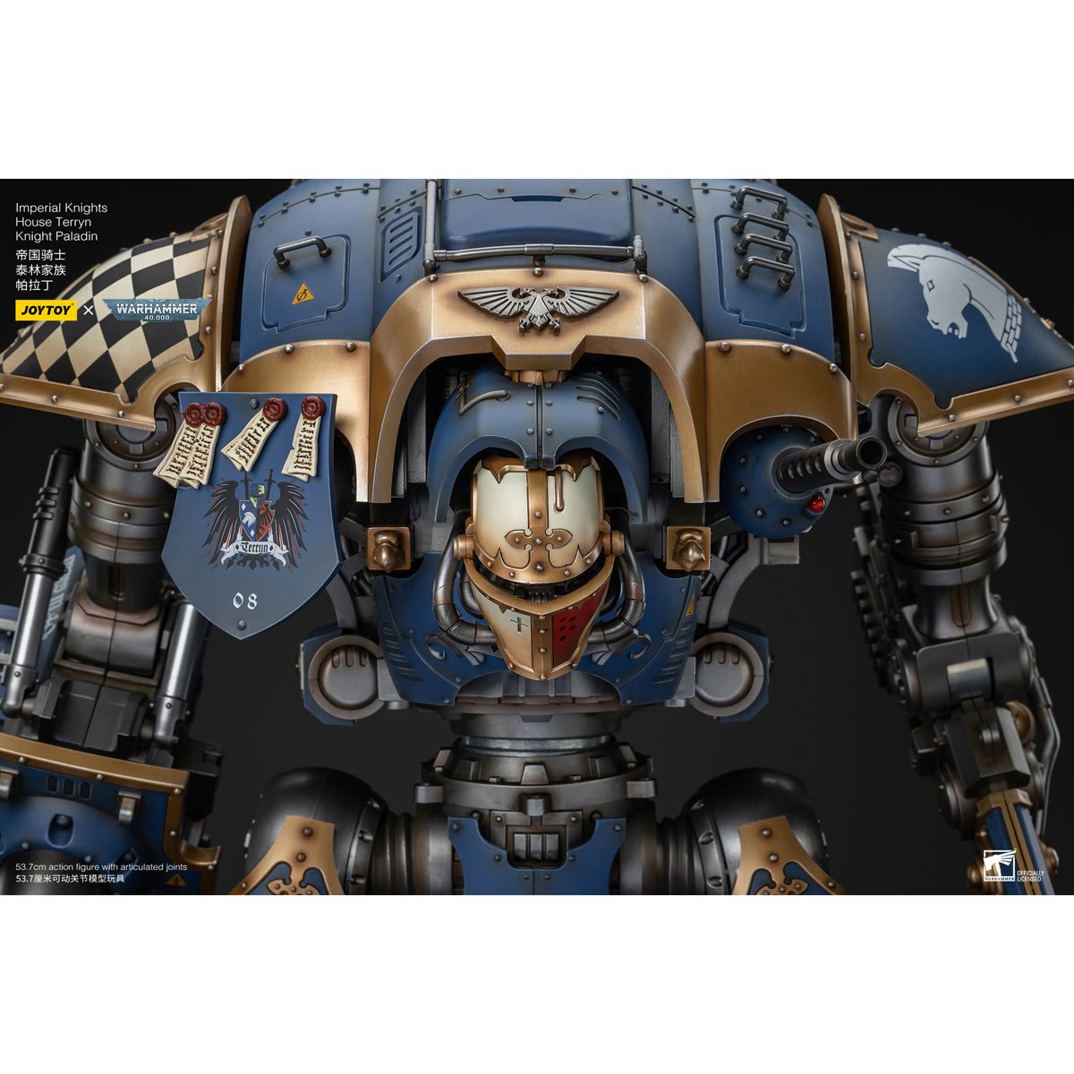 Joy Toy Warhammer 40,000 Imperial Knights House Terryn Knight Paladin 1:18 Scale Action Figure