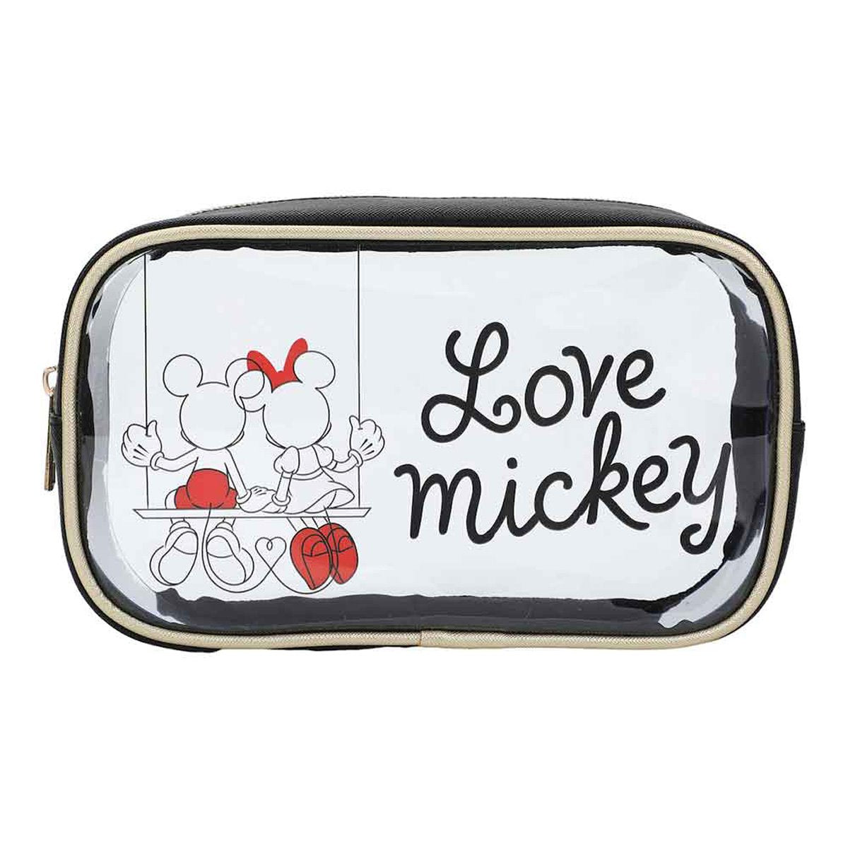 Mickey and Minnie Mouse Love Travel Cosmetic Bag Set of 3