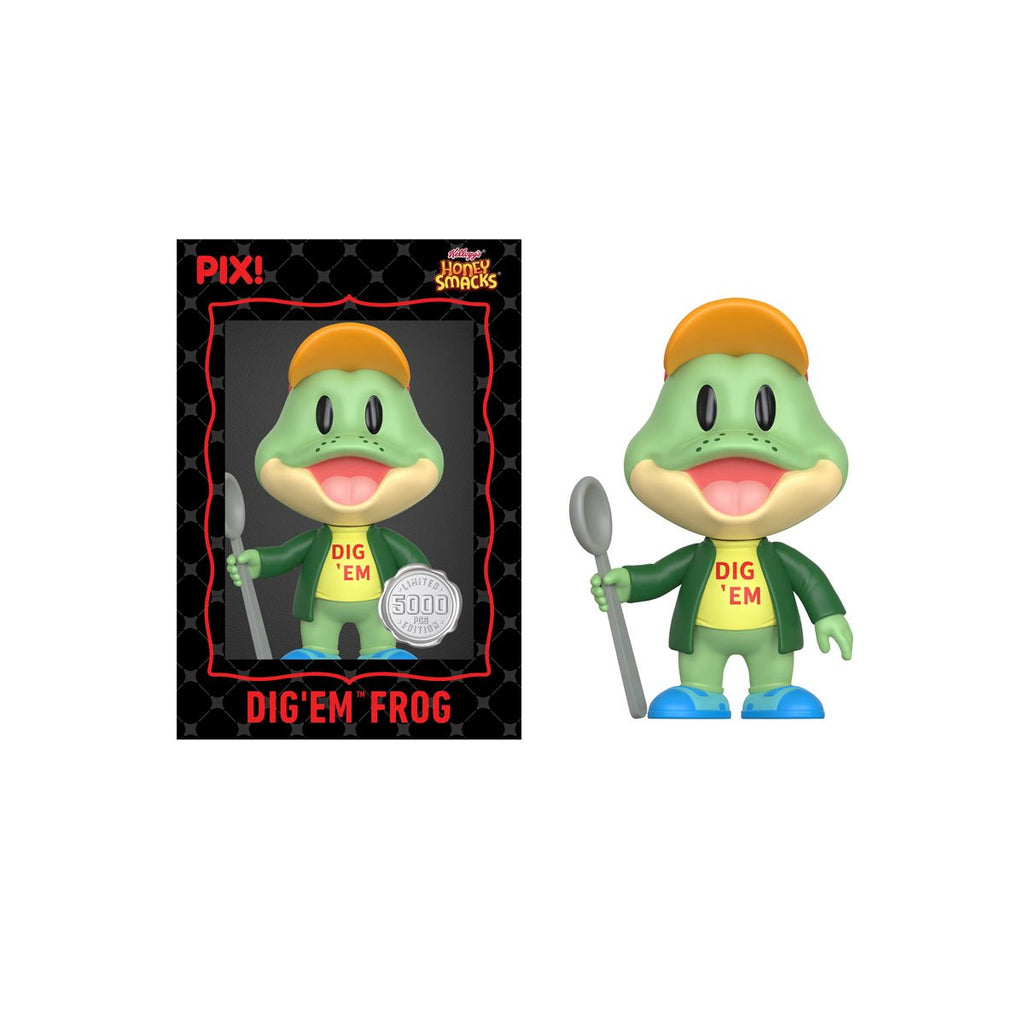 Honey Smacks Dig Em Frog Pix! Vinyl Figure