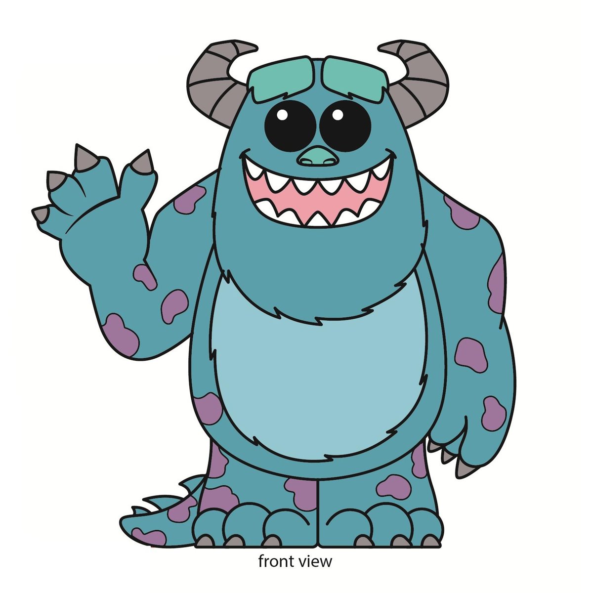 Monsters, Inc. Sulley Waving PVC Figural Bank