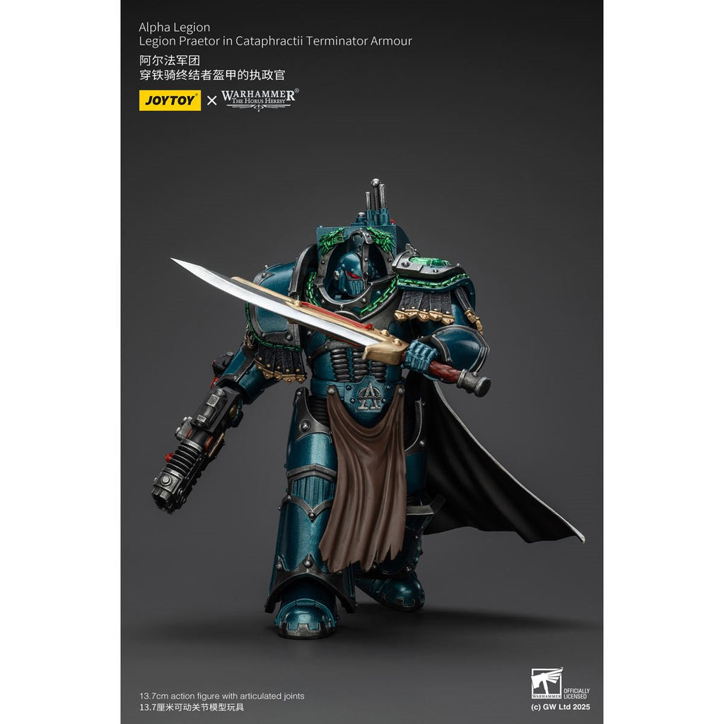 Joy Toy Warhammer The Horus Heresy Alpha Legion Legion Praetor Cataphractii Terminator Armor 1:18 Scale Action Figure