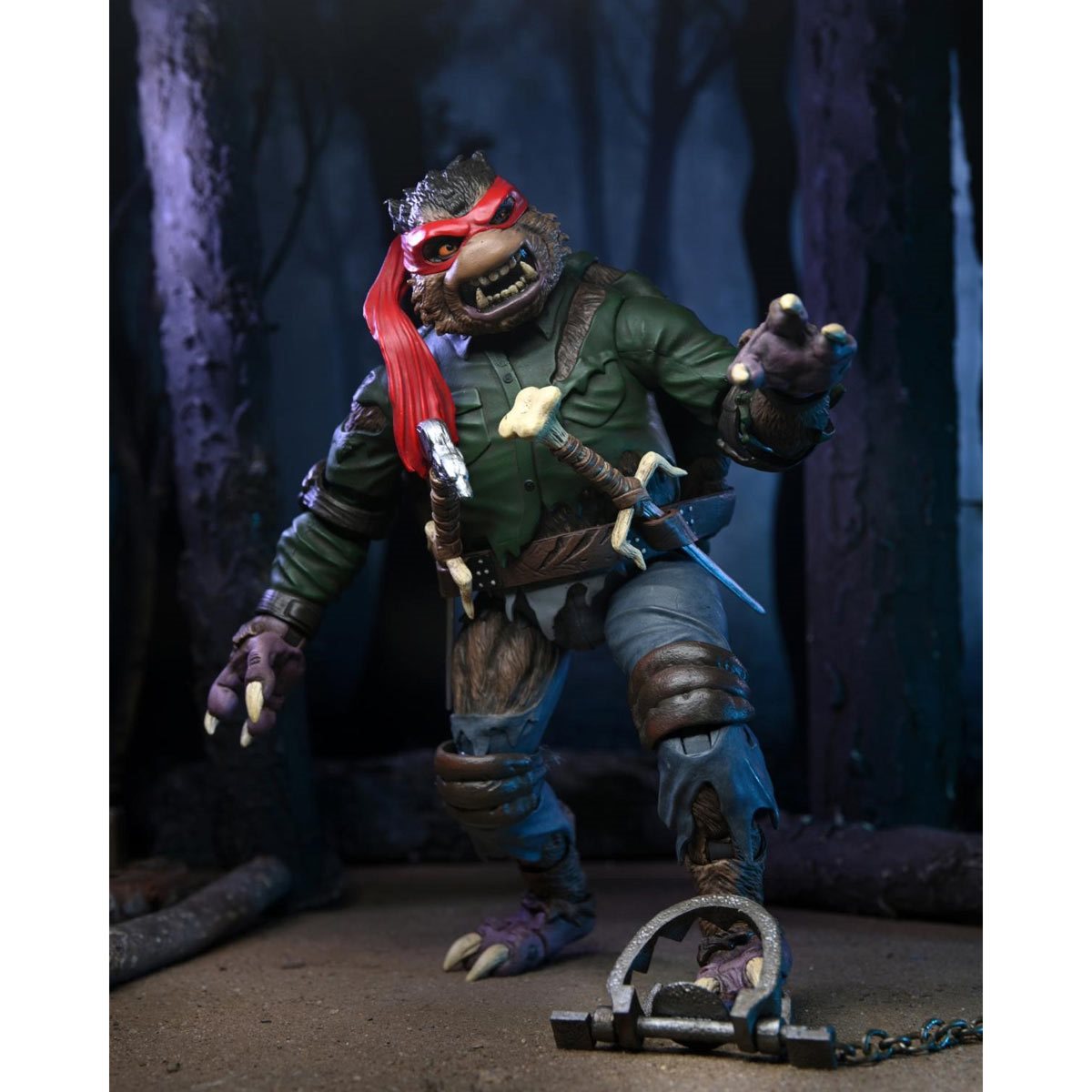 Universal Monsters x Teenage Mutant Ninja Turtles Ultimate Raphael as The Wolfman 7-Inch Scale Figure