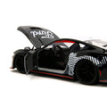 Bigtime Muscle 2024 Ford Mustang Dark Horse Glossy Black 1:24 Scale Die-Cast Metal Vehicle