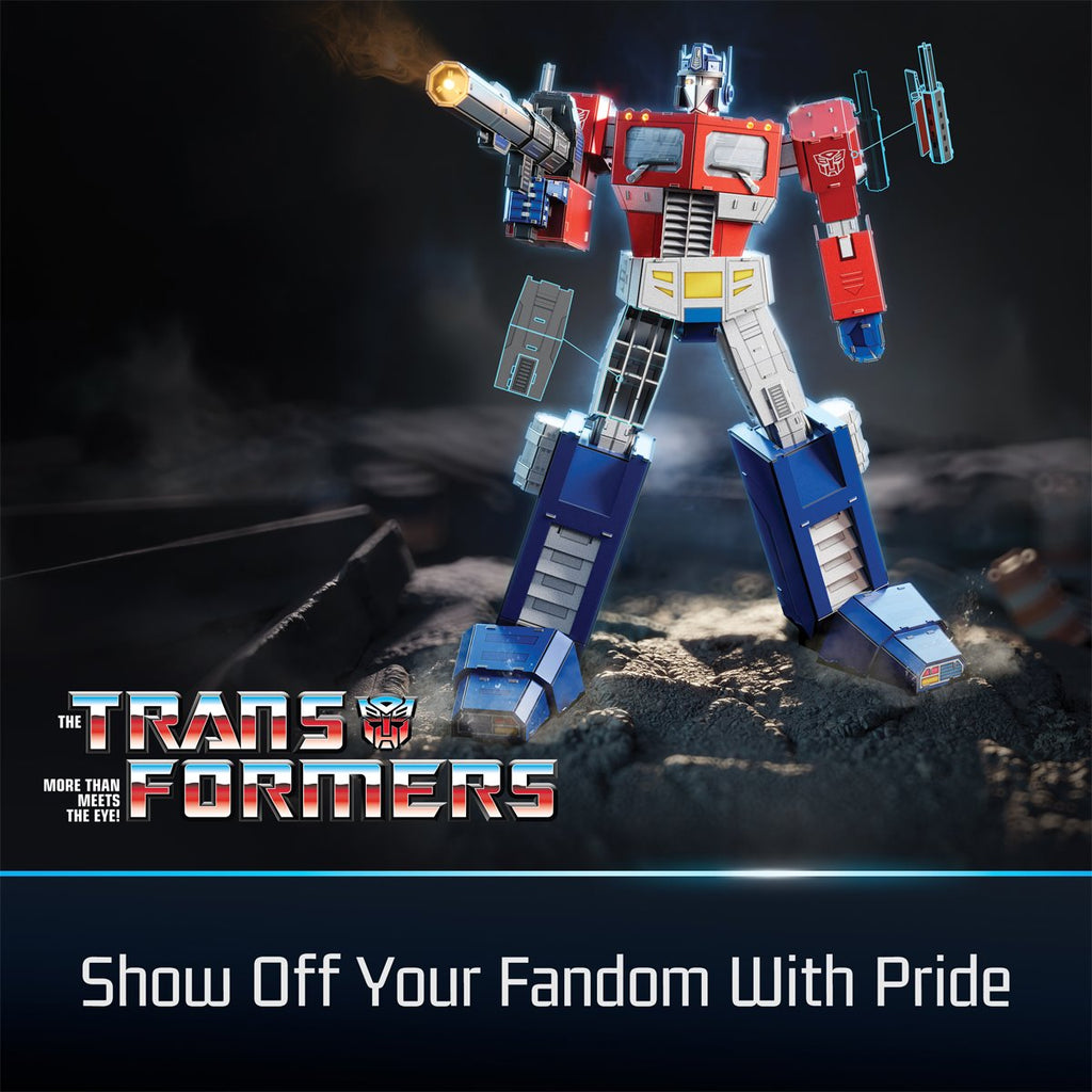 Transformers 4D Build Optimus Prime 3D Puzzle Model Kit with LED Lights