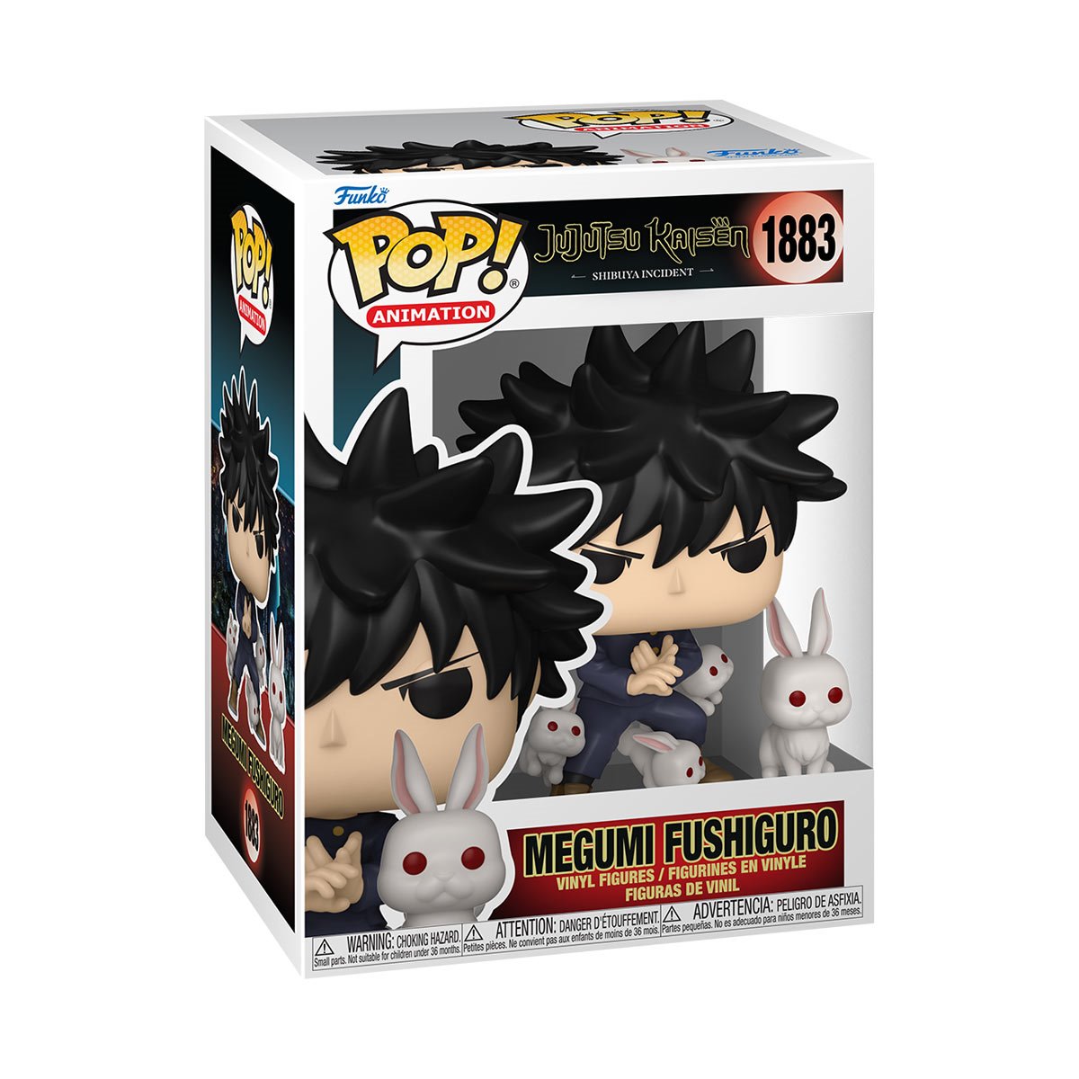 Jujutsu Kaisen Megumi Fushiguro with Rabbits Funko Pop! Vinyl Figure and Buddy #1883