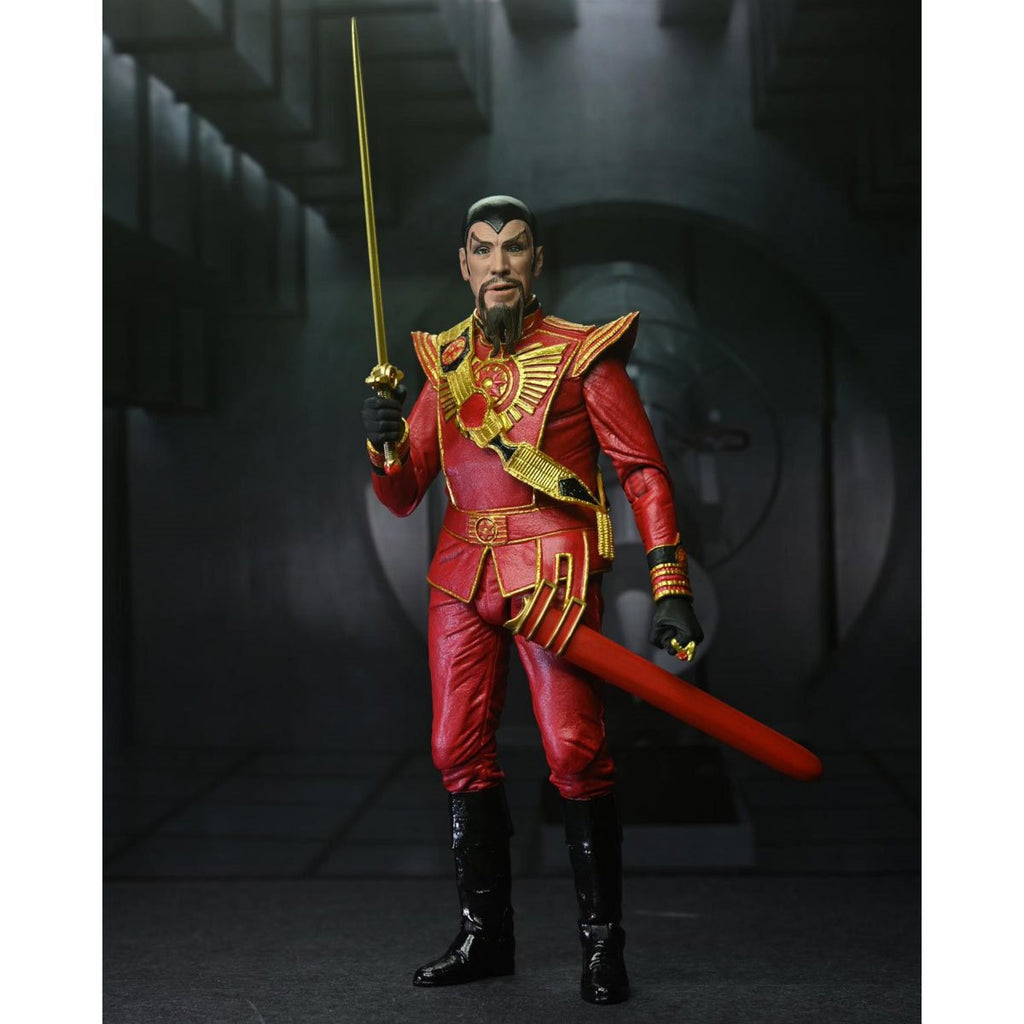 King Features Flash Gordon The Movie Ultimate Ming Red Military Outfit Version 7-Inch Scale Action Figure