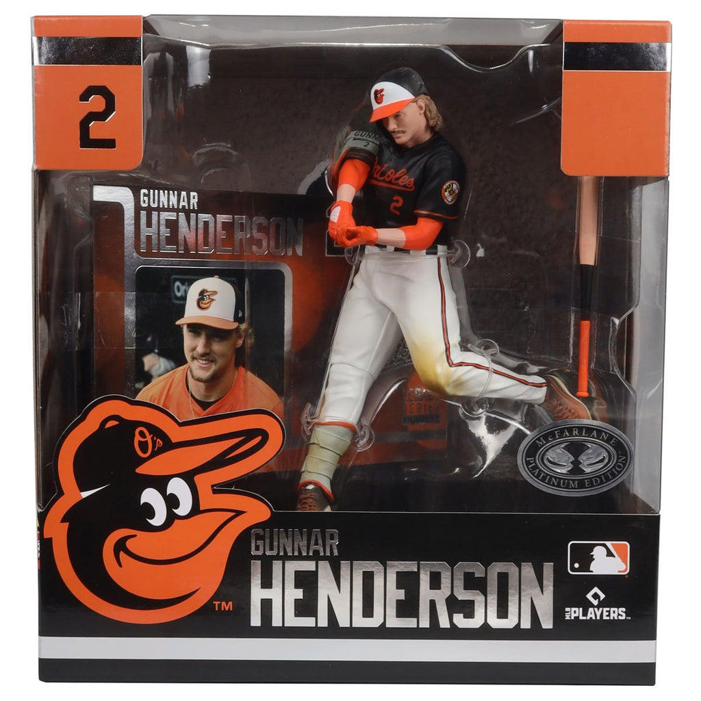 MLB SportsPicks Baltimore Orioles Gunnar Henderson 7-Inch Posed Figure Case of 6