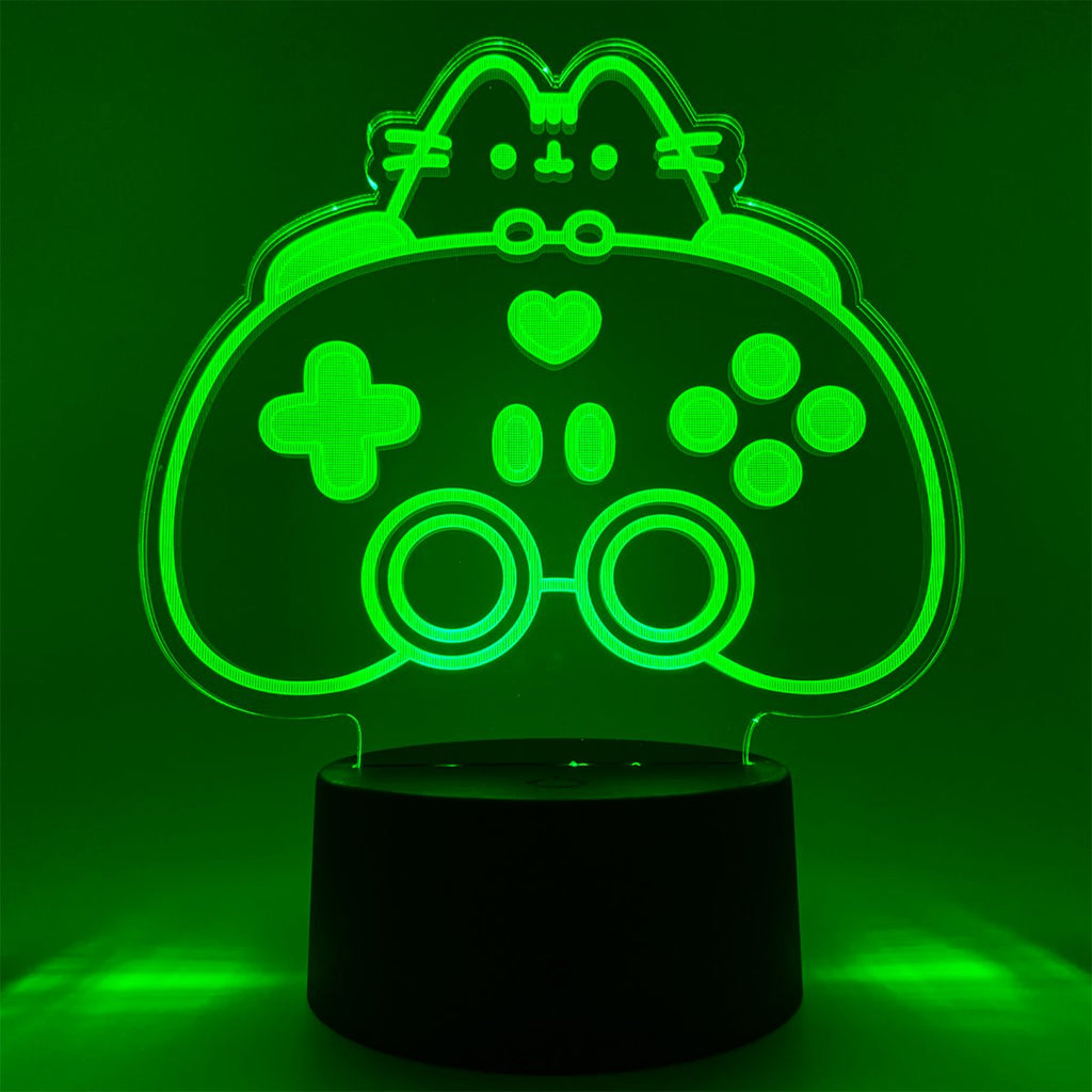 Pusheen Gamer Otaku Lamp