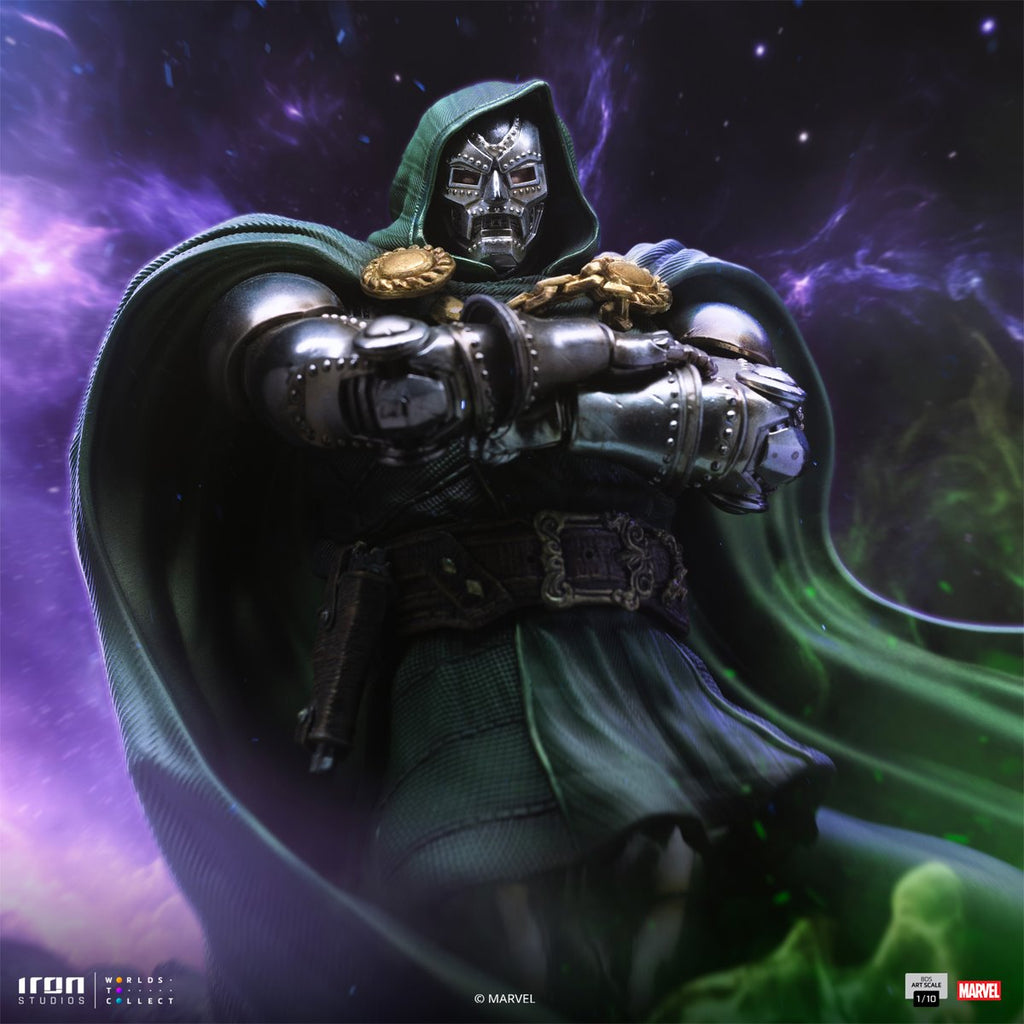 Doctor Doom Infinity Gauntlet Battle Diorama Series 1:10 Art Scale Limited Edition Statue